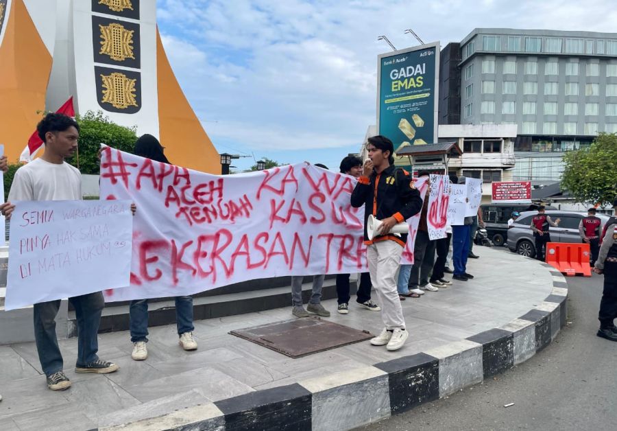 Aliansi Mahasiswa AMP2PH Gelar Aksi, Soroti Kasus Kekerasan terhadap Anak di Aceh Tengah