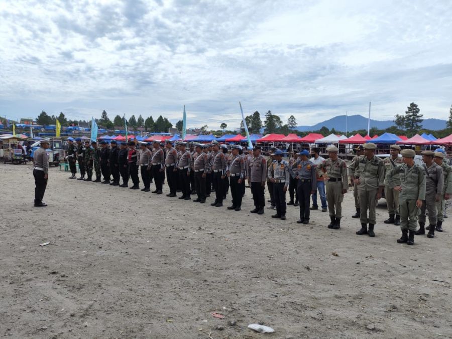 Antusias Membludak, Polres Bener Meriah Perketat Pengamanan Pacuan Kuda Trisatria CUP 2025