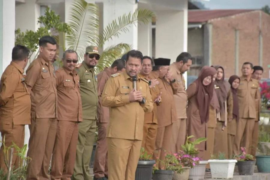 Apel di Bandar, Pj Bupati Haili Yoga: Berikan Ucapan Terima Kasih Itu Kepada Masyarakat