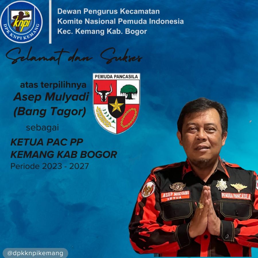 Asep Tagor Kembali Pimpin PAC PP Kemang Kabupaten Bogor