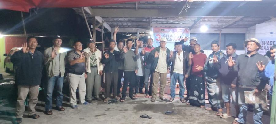 Calon Bupati Nomor Urut 3 Shabela Abu Bakar Silahturahmi Dengan Masyarakat Tan Saril
