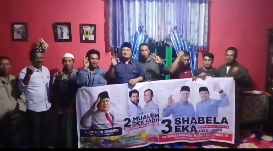 Calon Wakil Bupati Nomor Urut 3 Eka Saputra Silaturahmi Bersama Masyarakat Damar Mulyo