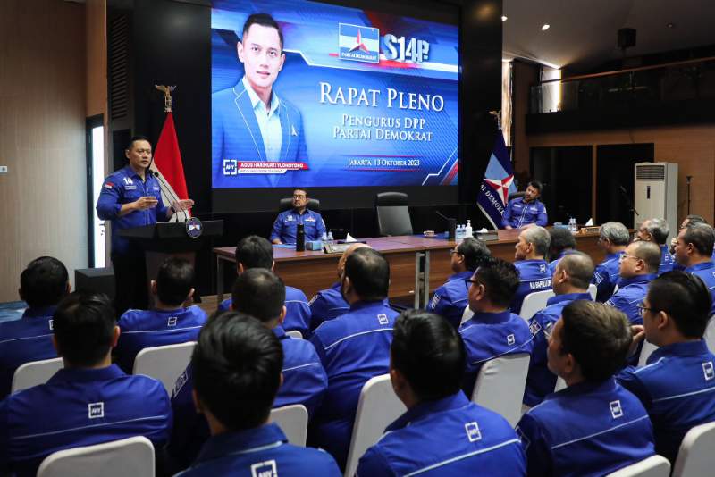 Gelar Rapat Pleno, AHY Sampaikan 2 Agenda Penting Mengenai Pilpres Dan Pileg 2024