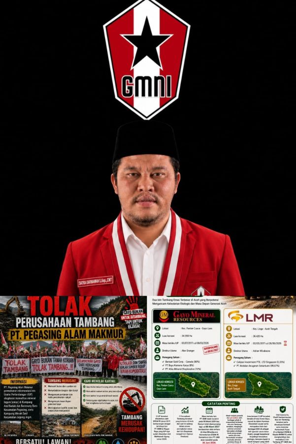 GMNI Aceh dan Petani Kopi Gayo Tolak Tambang di Aceh Tengah, Khawatir Ancam Lingkungan dan Masa Depa