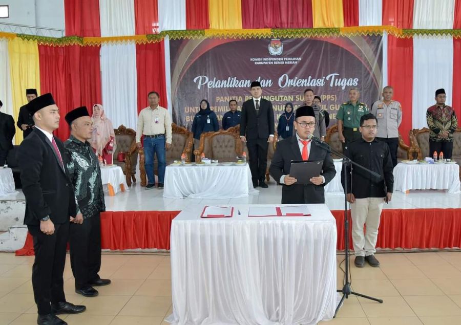 Hadiri Pelantikan PPS Bener Meriah, Pj. Sekda Khairmansyah: Junjung Tinggi Netralitas