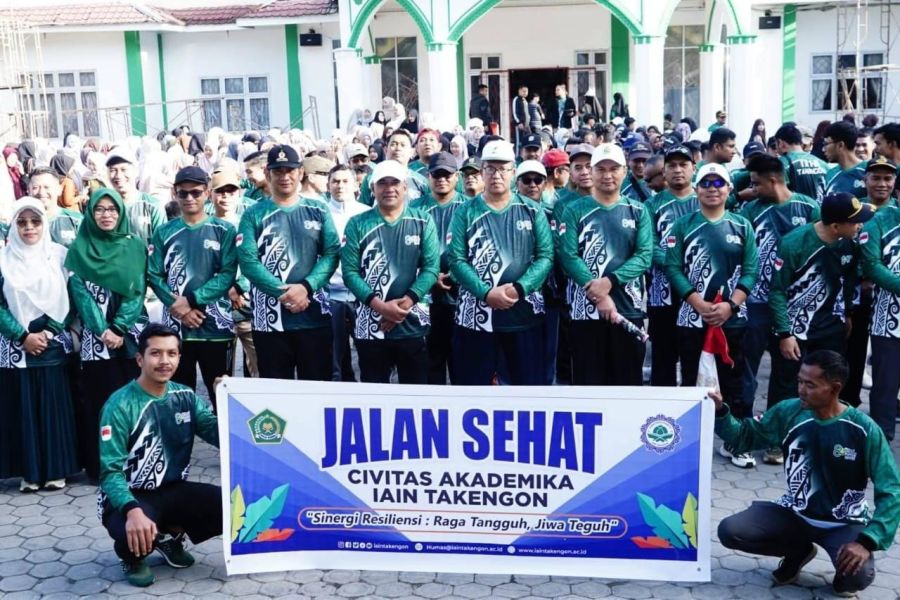 Jalan Santai Sehat dan Pengantaran Mahasiswa KKN 2026, IAIN Takengon Gaungkan Kepedulian Bagi Korban