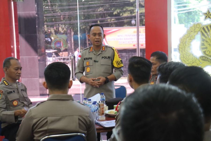 Kapolres Aceh Tengah Sambut 20 Mahasiswa STIK Angkatan 83 untuk Pengabdian Masyarakat