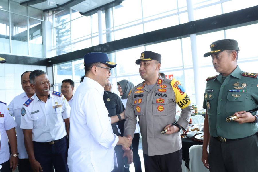 Kapolres Bersama Forkopimda Plus Terima Kunjungan Menteri Perhubungan RI di Bener Meriah