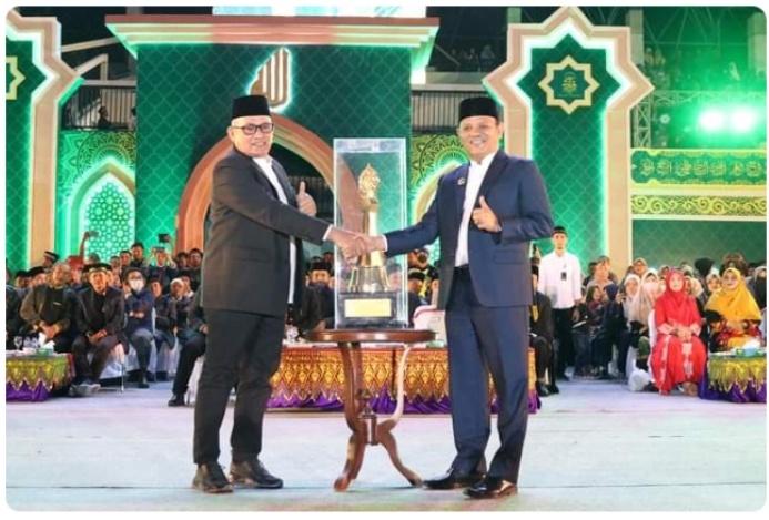 Khafilah Aceh Besar Juara Umum MTQ Aceh ke XXXV Bener Meriah