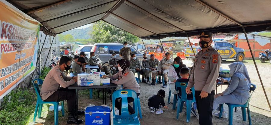 Latber Pacukuda HUT kota Takengon Ke-445 Gugus Tugas Covid19 Aceh Tengah Buka Gerai Vaksinasi