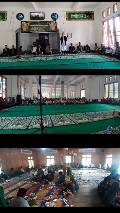 Masyarakat Pemukiman Nosar Peringati Maulid Nabi Muhammad SAW