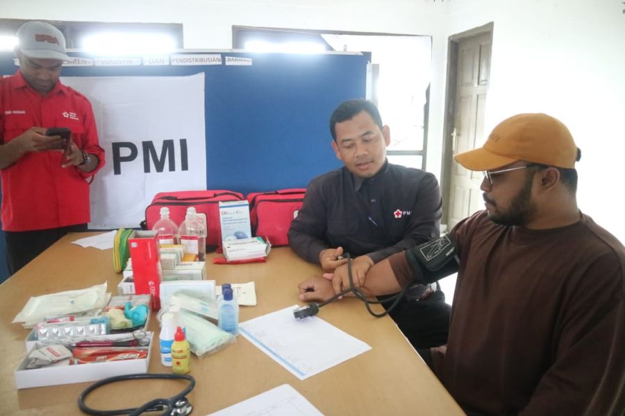 Pasca Bencana, Markas PMI Bener Meriah Buka Pelayanan Kesehatan 