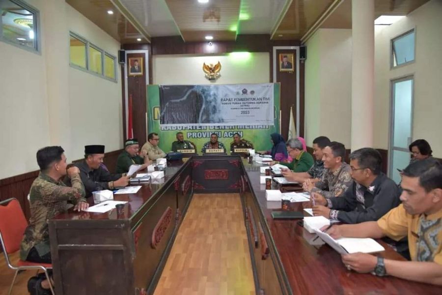 Pemkab Bener Meriah Gelar Rapat Pembentukan Tim GTRA