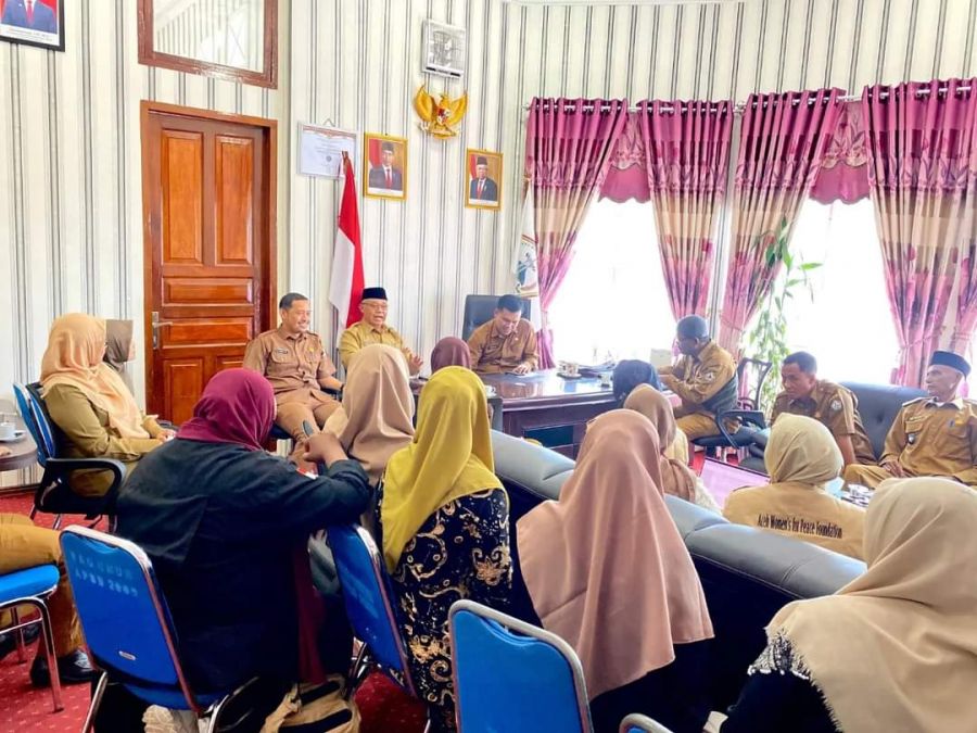 Pemkab Bener Meriah Terima Kunjungan Direktur Aceh Women’s For Peace Foundation (AWPF)