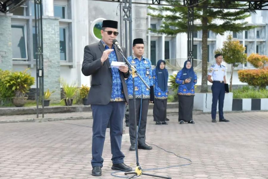 Pimpin Apel HKN, Pj. Bupati Haili Yoga Sampaikan 6 Poin Bagi Seluruh ASN