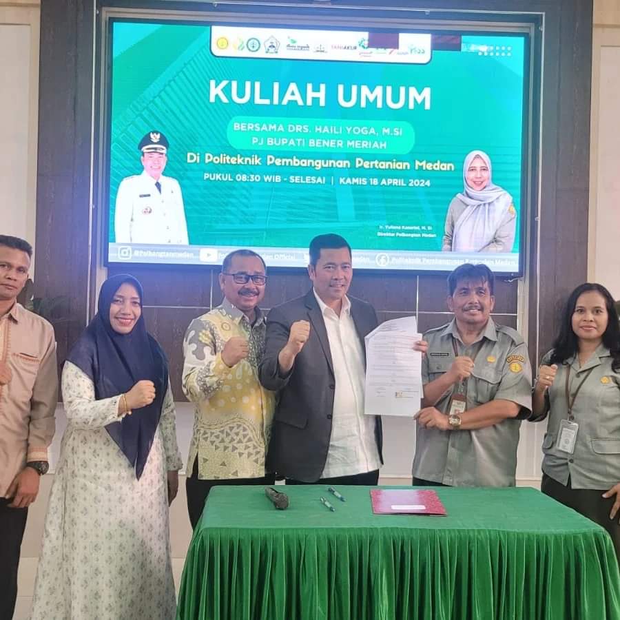 Pj. Bupati Bener Meriah Drs. Haili Yoga, M.Si Beri Kuliah Umum di POLBANGTAN Medan