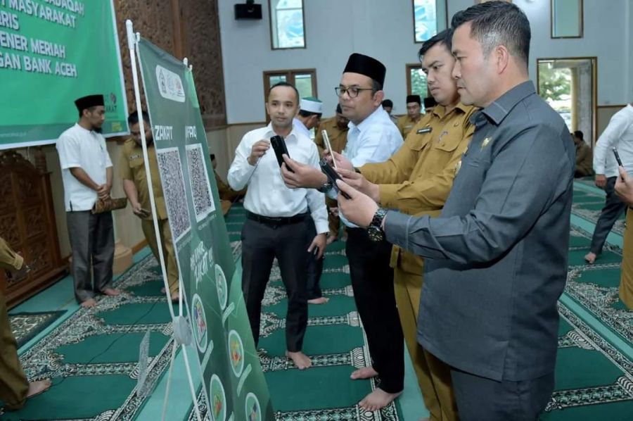 Pj. Bupati Bener Meriah Launching Pembayaran Zakat, Infaq dan Sadaqah Secara Online