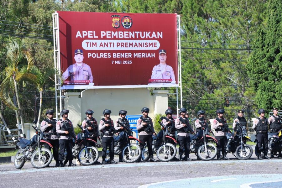 Polres Bener Meriah Bentuk TIM Anti Premanisme