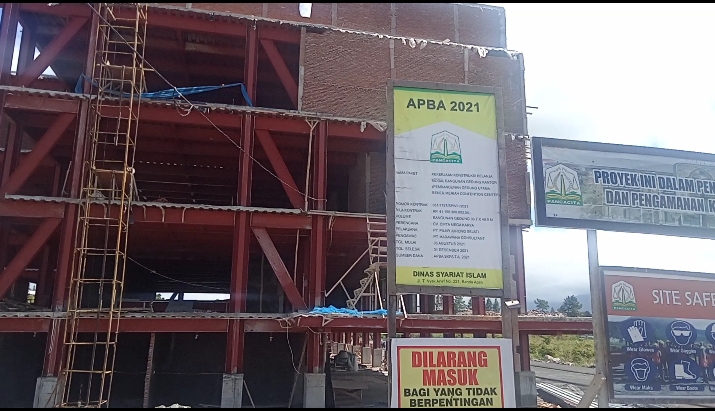 Putus Kontrak Pekerjaan Gedung MTQ akan di Tender Ulang