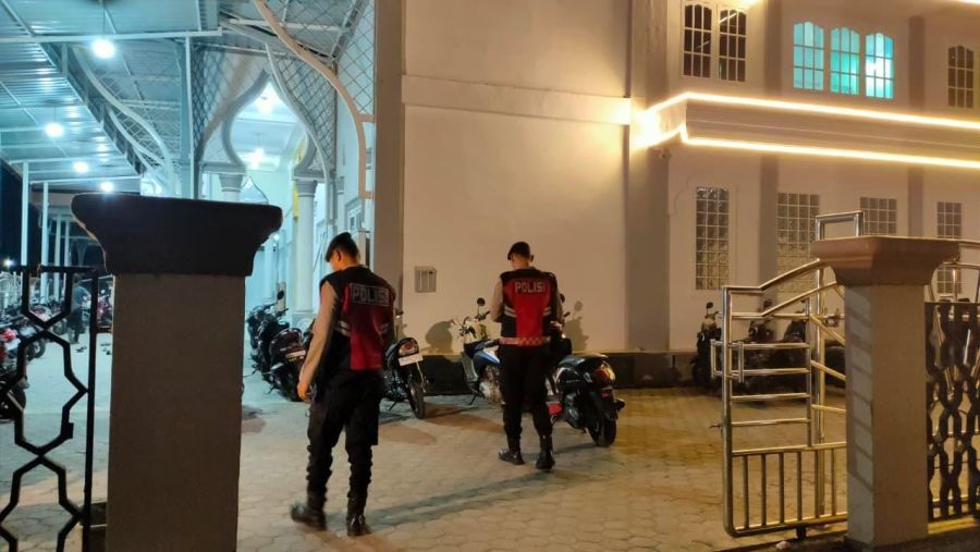 Sat Samapta Polres Aceh Tengah Giatkan Patroli Perintis Presisi dan Pengamanan Tarawih