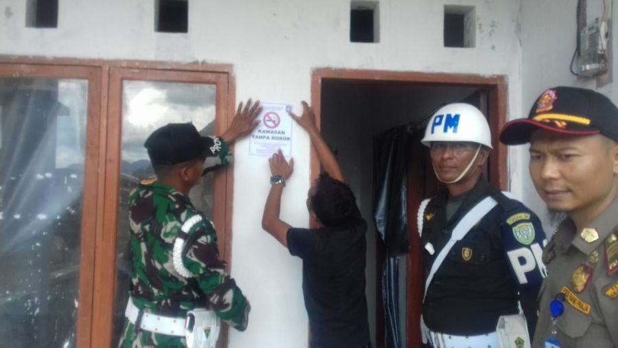 Satpol PP Aceh Tengah Gencar Lakukan Sosialisasi Kawasan Tanpa Rokok