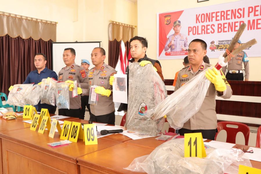 Satreskrim Polres Bener Meriah Berhasil Ungkap Kasus Pembunuhan Tempo Kurang Dari 24 Jam