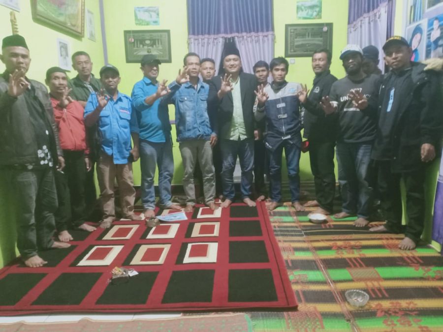 Setelah Lawatan Dari Merah Said, Eka Saputra Silahturahmi Dengan Masyarakat Gegarang