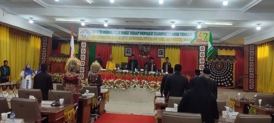 Sidang Paripurna HUT Kute Takengen Ke 447 Di DPRK Aceh Tengah 