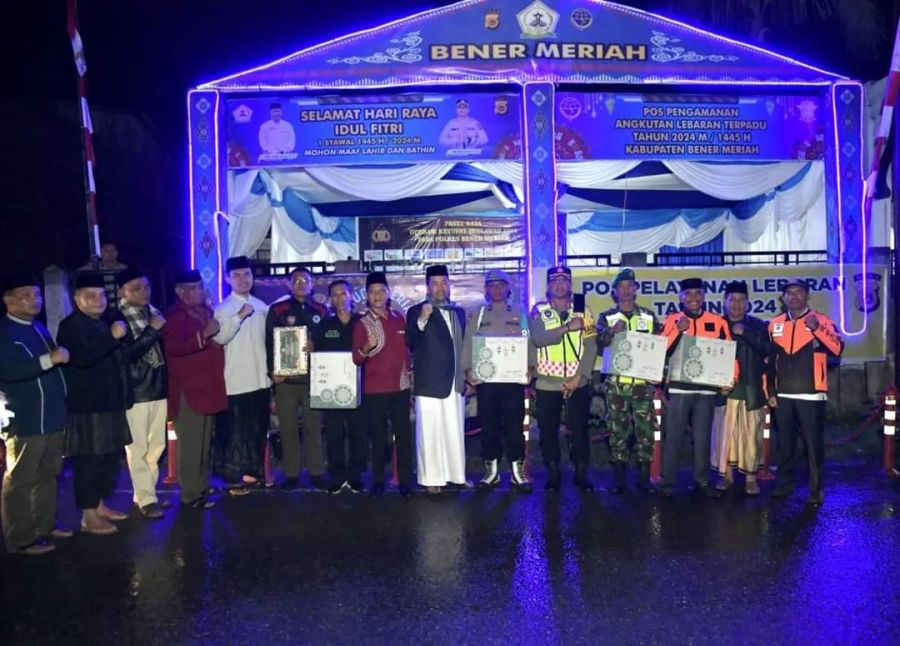 Takbir keliling, Forkopimda Plus Bener Meriah Sapa mLMasyarakat Dan Arus Mudik Berjalan Lancar
