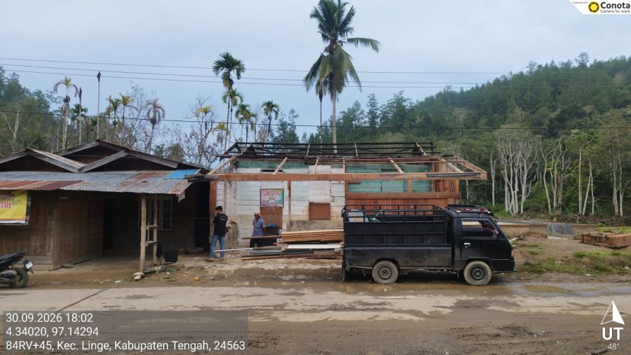 Tanggap Bencana Lambat, Warga Lumut Aceh Tengah Terpaksa Bongkar Rumah Sendiri