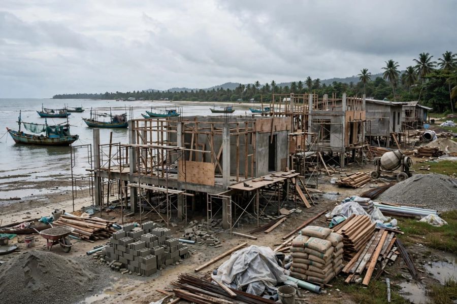 TTI Pertanyakan Keterlambatan Proses Pembangunan Kampung Nelayan di Aceh, Pagu 25 Paket Capai Rp. 27