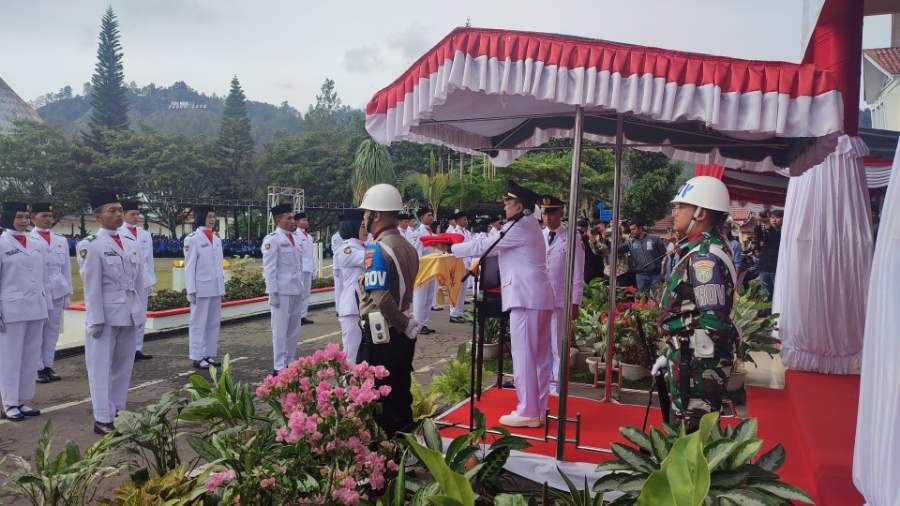 Upacara HUT ke 78 RI di Kabupaten Aceh Tengah Berlangsung Khidmat