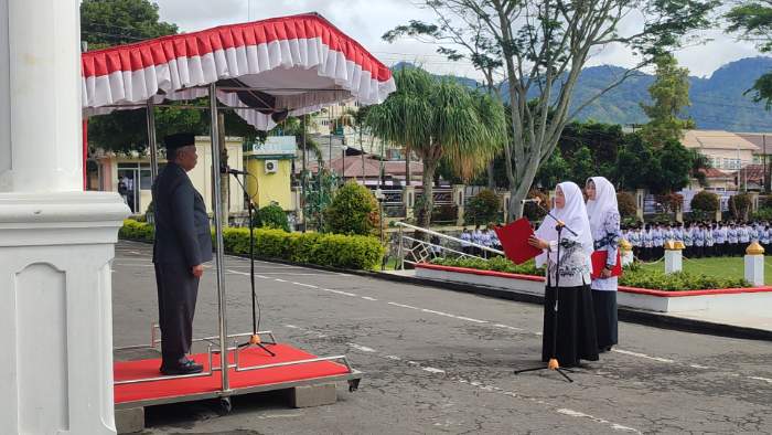 Upacara HUT PGRI Ke 78 Dan HGN Tahun 2023 Kabupaten Aceh Tengah Berlansung Khitmad