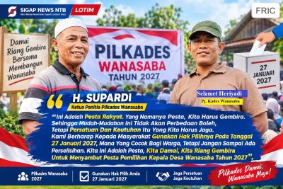 Yuk Jadi Kades Wanasaba! Pendaftaran Dibuka, Panitia Tegaskan Netralitas dan Pengawasan Politik Uang